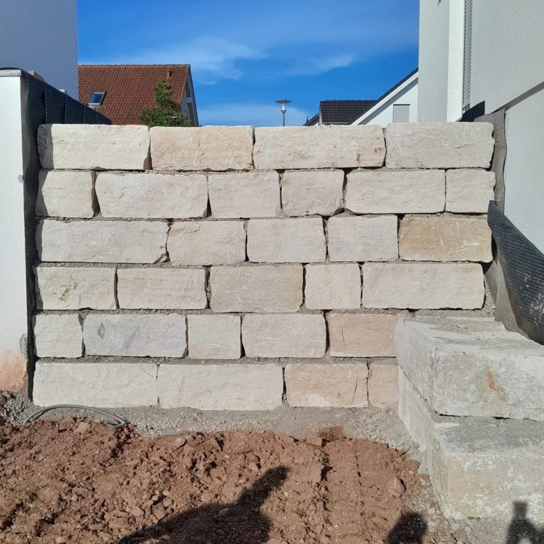 Mauer bauen im Raum Stuttgart